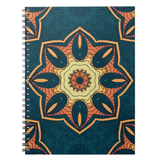 Carnet Un motif sans couture ethnique avec mandala. illus (Devant)