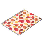 Carnet Un motif sans faille créé à partir de feuilles rée (Côté gauche)