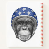 Carnet Un motocycliste Chimpanzé (Dos)