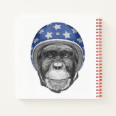 Carnet Un motocycliste Chimpanzé (Dos)