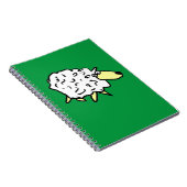 Carnet Un mouton amusant en forme de dessin animé (Côté Droit)