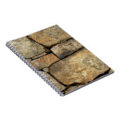 Carnet Un mur en pierre en pavé arrière - plan textu (Côté Droit)