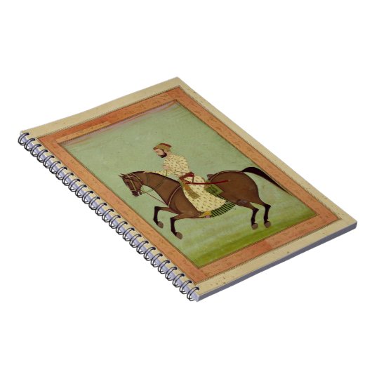 Carnet Un noble de Mughal à cheval, c.1790, du Larg (Côté Droit)