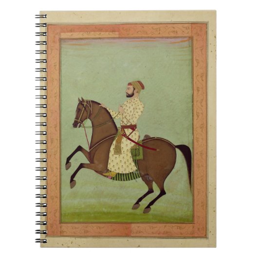 Carnet Un noble de Mughal à cheval, c.1790, du Larg (Devant)