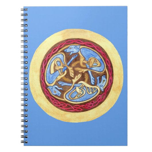 Carnet Un noeud sans fin avec des animaux (Devant)