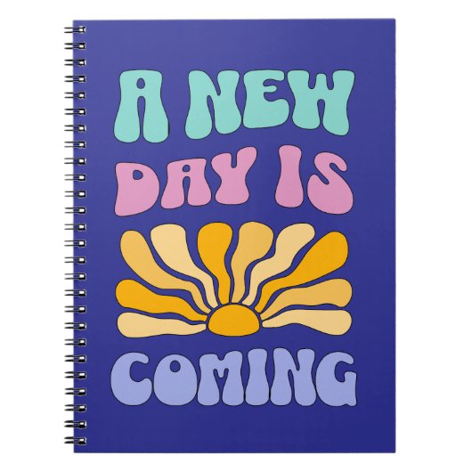 Carnet Un nouveau jour arrive (Devant)