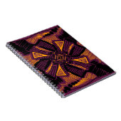 Carnet Un ornement carré universel lumineux. Lignes, tach (Côté Droit)