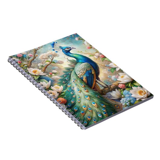 Carnet Un paon (Côté Droit)