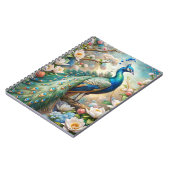 Carnet Un paon (Côté gauche)