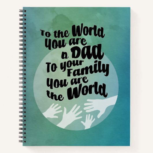 Carnet Un papa aimant (Devant)