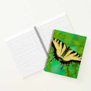Carnet Un papillon Papilio posé