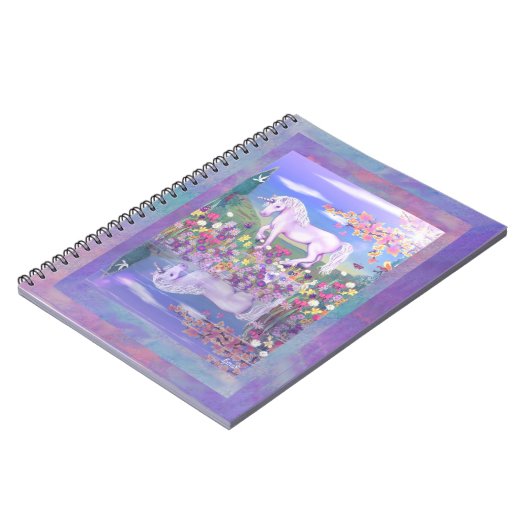 Carnet Un paradis mauve (Côté gauche)
