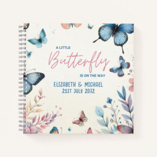 Carnet Un petit BUTTERFLY est sur le chemin Baby Girl Dou