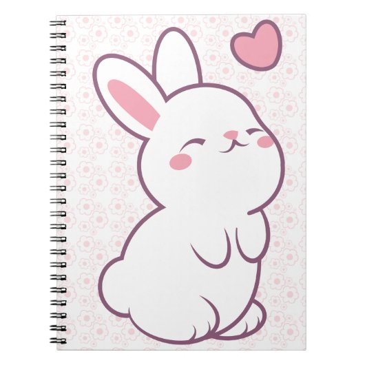 Carnet Un petit lapin fait de sentiments (Devant)