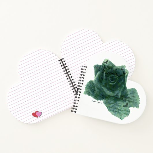 Carnet Un Petit Oiseau M'A Dit Rose (Intérieur)