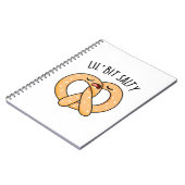 Carnet Un peu de sel Blague drôle de pretzel (Côté gauche)