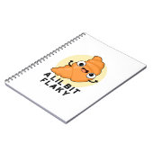 Carnet Un peu flaky Funny Croissant Pastry Pun (Côté gauche)