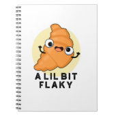 Carnet Un peu flaky Funny Croissant Pastry Pun (Devant)
