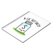 Carnet Un peu salé Blague salière drôle (Côté gauche)