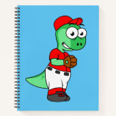 Carnet Un Pitcher De Baseball Pachycephalosaurus. (Devant)