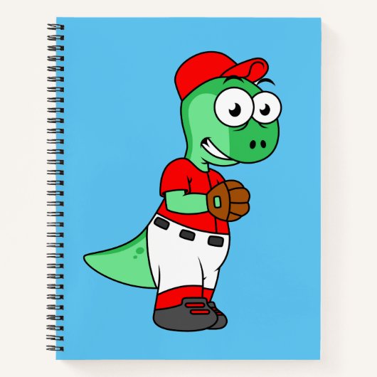 Carnet Un Pitcher De Baseball Pachycephalosaurus. (Devant)