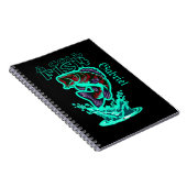 Carnet un poisson froid avec personnaliser d'art cool per (Côté Droit)