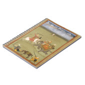 Carnet Un prince Fighting ses ennemis sur un éléphant, (Côté gauche)