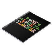 Carnet Un Professeur chanceux Enseigner la Saint Patrick (Côté gauche)