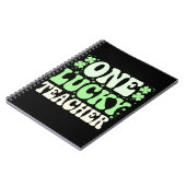 Carnet Un professeur chanceux professeur rétro groovy St- (Côté gauche)