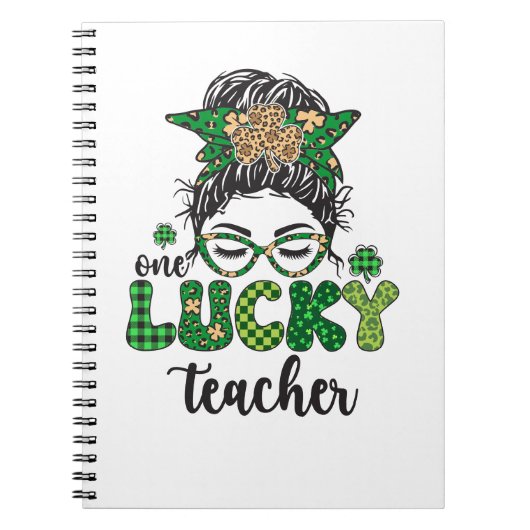 Carnet Un professeur chanceux - Saint-Patrick (Devant)