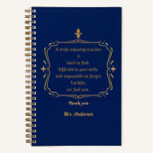 Carnet Un professeur vraiment incroyable est difficile à  (Recto)