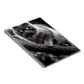 Carnet Un Regard Hantant D'Un Chat De Nuit (Côté Droit)