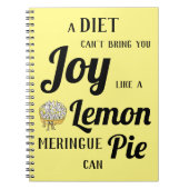 Carnet Un régime ne peut pas vous apporter la joie comme  (Devant)