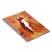 Carnet Un renard dans le patch Citrouille (Côté Droit)