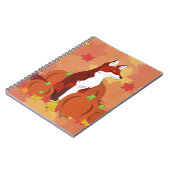 Carnet Un renard dans le patch Citrouille (Côté gauche)