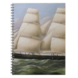 Carnet Un schooner mâté par deux outre de Douvres (huil