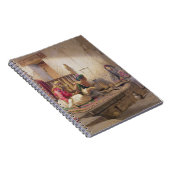 Carnet Un tisserand en Esna, une de 24 illustrations (Côté Droit)