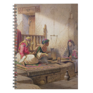 Carnet Un tisserand en Esna, une de 24 illustrations