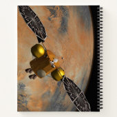 Carnet Un vaisseau Spacecraft Orbitant Mars. (Dos)
