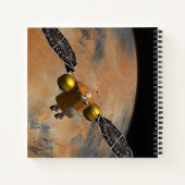 Carnet Un vaisseau Spacecraft Orbitant Mars. (Dos)