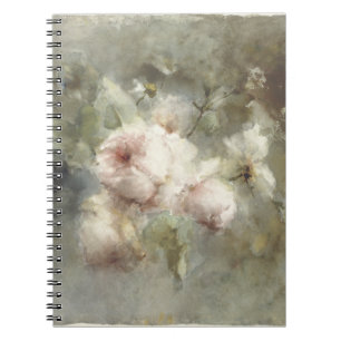 Carnet Un vase avec des roses de Margaretha Roosenboom (1