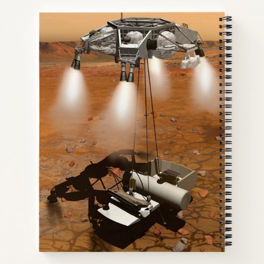 Carnet Un Véhicule Ascent Quittant Mars. (Dos)