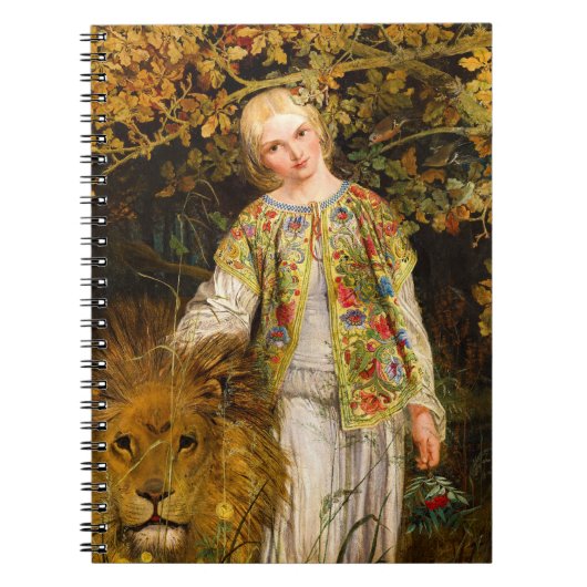 Carnet Una and the Lion, 1860 by William Bell Scott (Devant)
