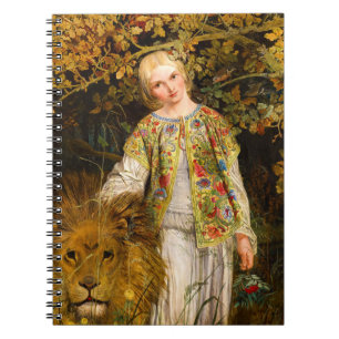 Carnet Una et le Lion, 1860 par William Bell Scott
