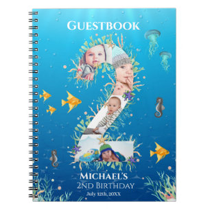 Carnet Under the Sea Photo Collage Big 2nd Birthday