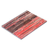 Carnet Une ancienne grange usée ou une clôture antique en (Côté gauche)