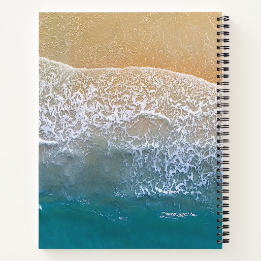 Carnet Une avec la plage (Dos)