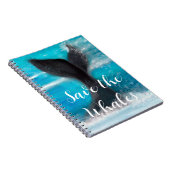 Carnet Une baleine - Sauvez les baleines (Côté Droit)