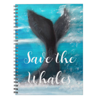 Carnet Une baleine - Sauvez les baleines