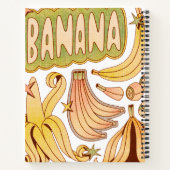 Carnet Une banane / Illustration de banane (Dos)